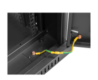 LANBERG Szafa instalacyjna rack stojąca 19 42U 800x1000 czarna, drzwi szklane LCD (Flat pack) FF01-8042-12BL - 1259209 - zdjęcie 5